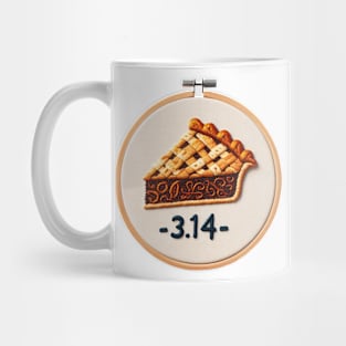 Pi Day - Pie Embroidery Mug